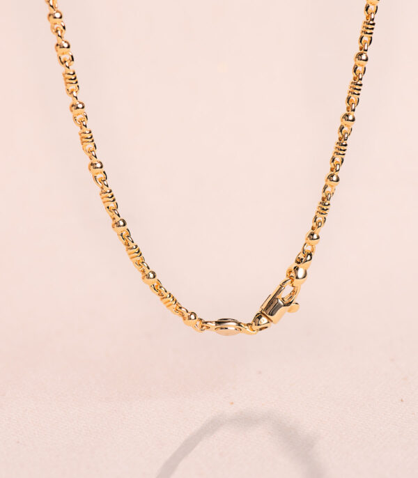 18K CADENA MACIZA. 60CM. 2.5 MM. 25.15GR. - Imagen 2