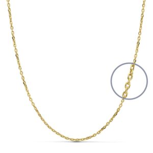 18K CADENA FORZADA 60 CM HUECA 1.50 MM