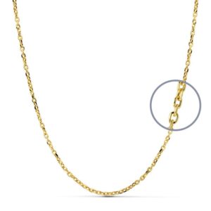 18K CADENA FORZADA 60 CM HUECA 2 MM