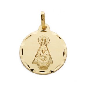 18K MEDALLA VIRGEN DE TISCAR 18 MM