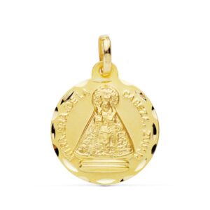 18K MEDALLA VIRGEN DE LA CABEZA DE ZUJAR 18 MM