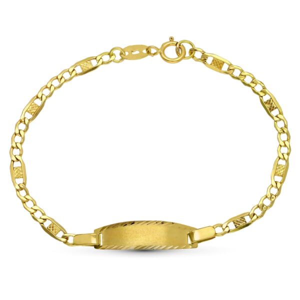 18K ESCLAVA ORO AMARILLO 1ª POSTURA 14 CM 3 MM