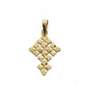 18K CRUZ CANJAYAR  23 X 16 MM
