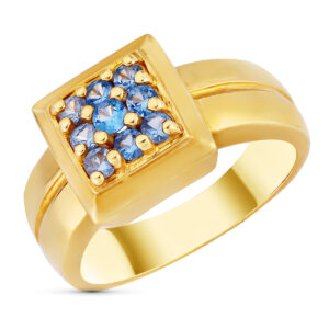 18K SORTIJA ORO AMARILLO CIRCONITAS