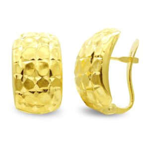 18K PENDIENTES ORO AMARILLO LAPIDADOS