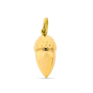 18K COLGANTE BELLOTA 14X6 MM