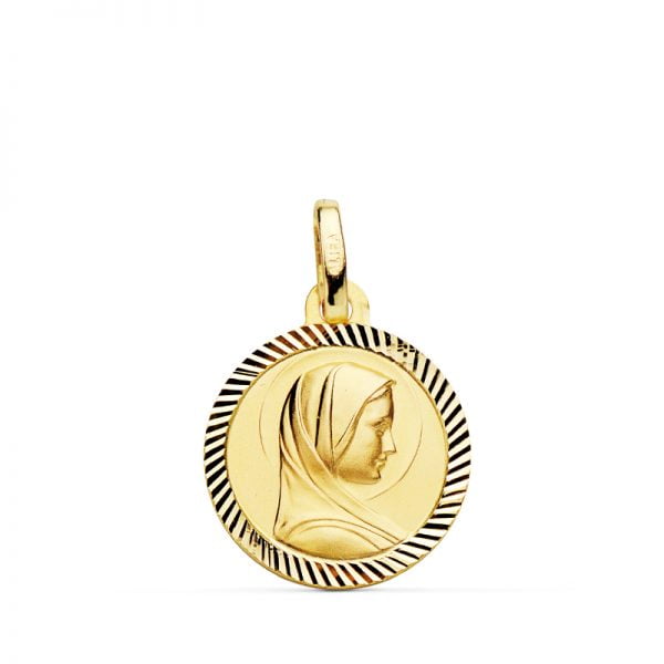 9K MEDALLA VIRGEN FRANCESA 16 MM HELICE