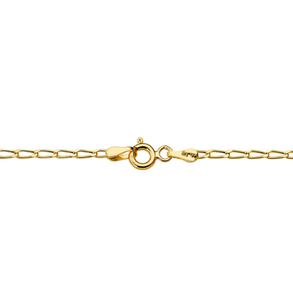 18K CADENA ORO AMARILLO MACIZA BILBAO 50 CM 2 MM - Imagen 2