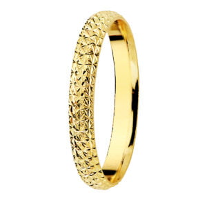 9K ALIANZA ORO AMARILLO MEDIA CAÑA TALLADA 2 MM