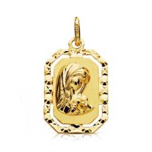 9K MEDALLA VIRGEN NIÑA 20X12 MM