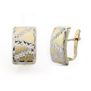 PENDIENTES. 9 KTES TALLADOS. 15 X 9 MM