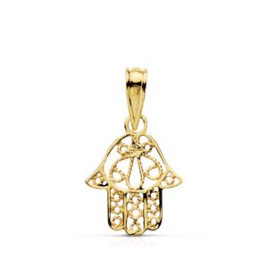 9K MANO DE FATIMA ORO AMARILLO 9K 14X11 MM