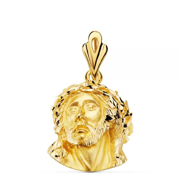 18K CABEZA CRISTO DE MURILLO 21X18 MM