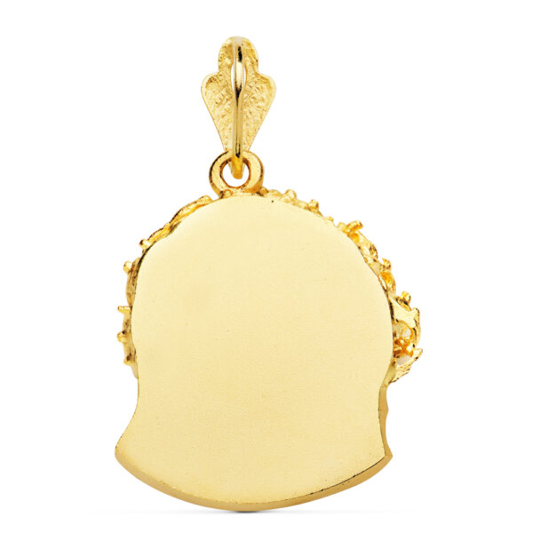 18K CABEZA CRISTO DE MURILLO 25X24 MM - Imagen 2