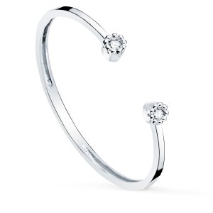 18K SORTIJA ORO BLANCO DIAMANTES 0.0160 QTS.  CUERPO 1.10 MM