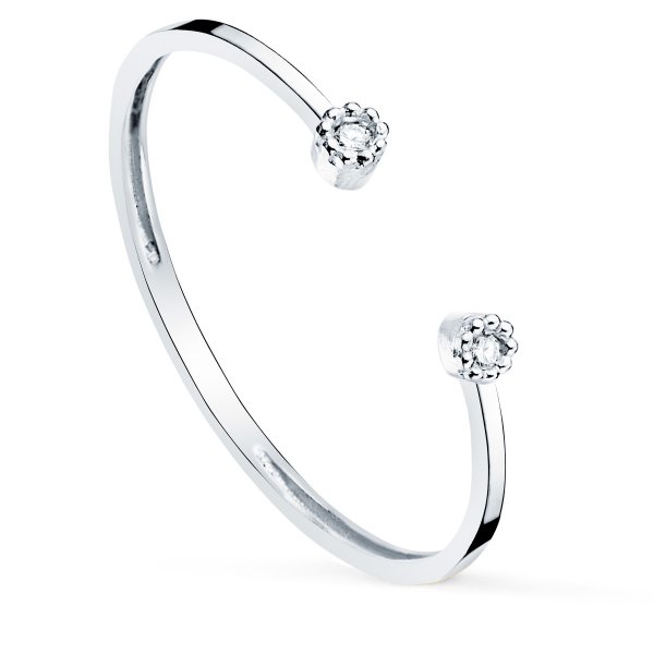 18K SORTIJA ORO BLANCO DIAMANTES 0.0160 QTS.  CUERPO 1.10 MM