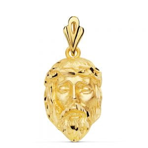 18K CABEZA DE CRISTO 25X17 MM