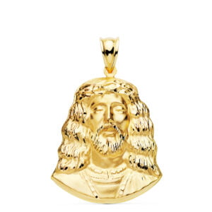 18K COLGANTE CRISTO DE MEDINACELI ROSTRO. 32X25 MM