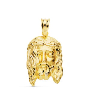 18K COLGANTE CABEZA CRISTO 26X16 MM