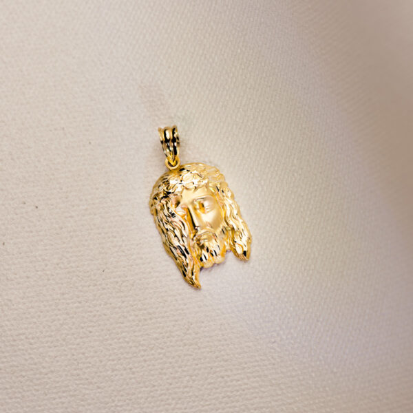 18K COLGANTE CABEZA CRISTO 26X16 MM - Imagen 3