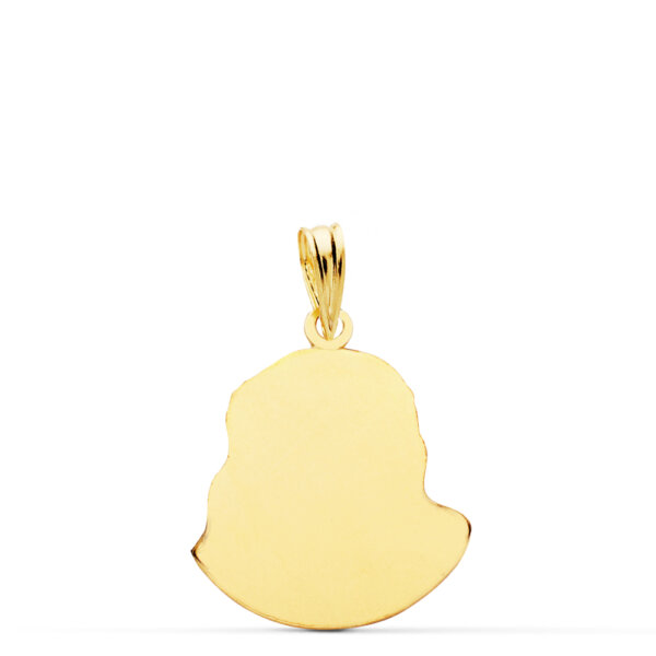 18K CABEZA CRISTO DE MURILLO 20X16 MM - Imagen 2
