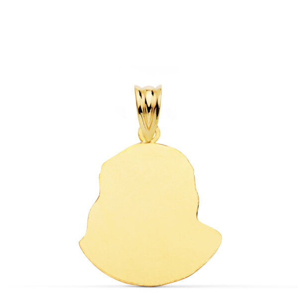 18K COLGANTE CRISTO MURILLO 23X18 MM - Imagen 2