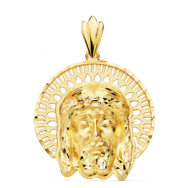 18K COLGANTE CABEZA DE CRISTO ORLA 31X31 MM