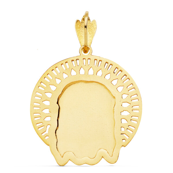18K COLGANTE CABEZA DE CRISTO ORLA 31X31 MM - Imagen 2