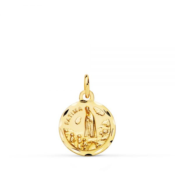 18K MEDALLA VIRGEN DE FATIMA 12 MM