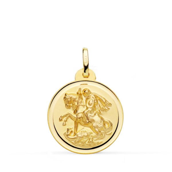 18K MEDALLA SAN JORGE BISEL 20 MM